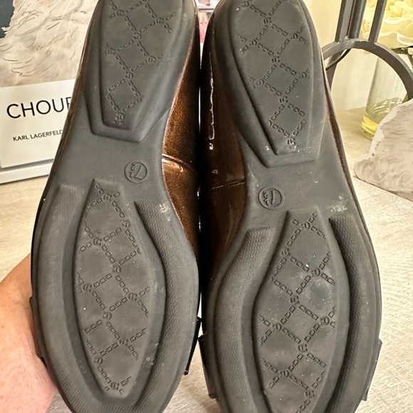 Etienne Aigner Brown Leather Women's Shoes with Buckle - Picture 5 of 5